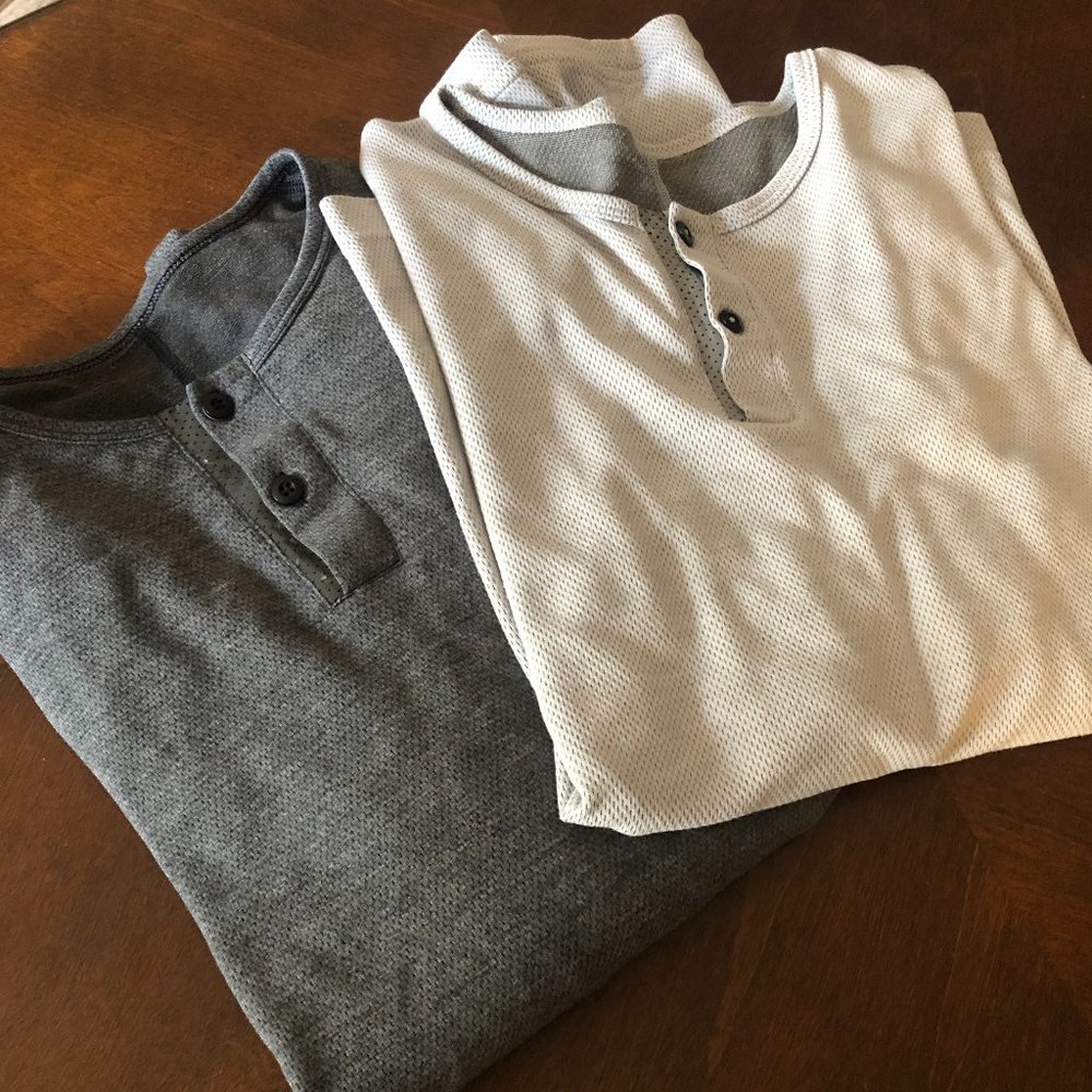 Lululemon Men's Henley Long Sleeve Pair